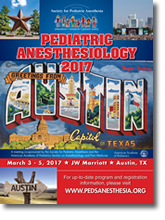 Pediaric Anesthesiology 2016